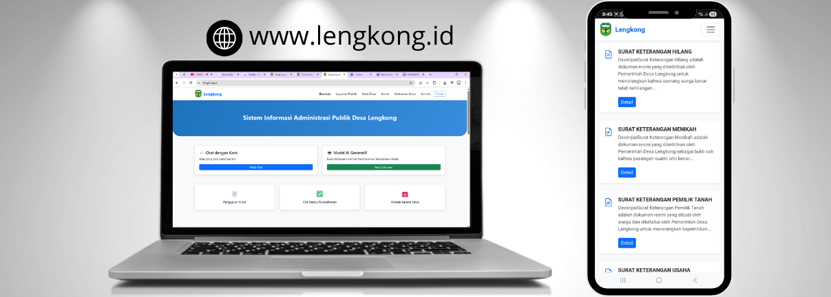 Website Sistem Informasi Desa Lengkong Masuki Tahap Uji Coba